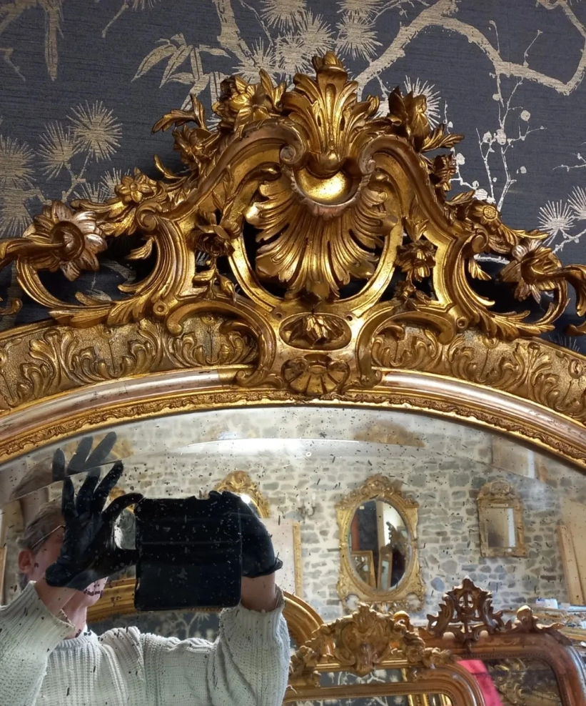 Miroir de style Louis XV 170 x 100